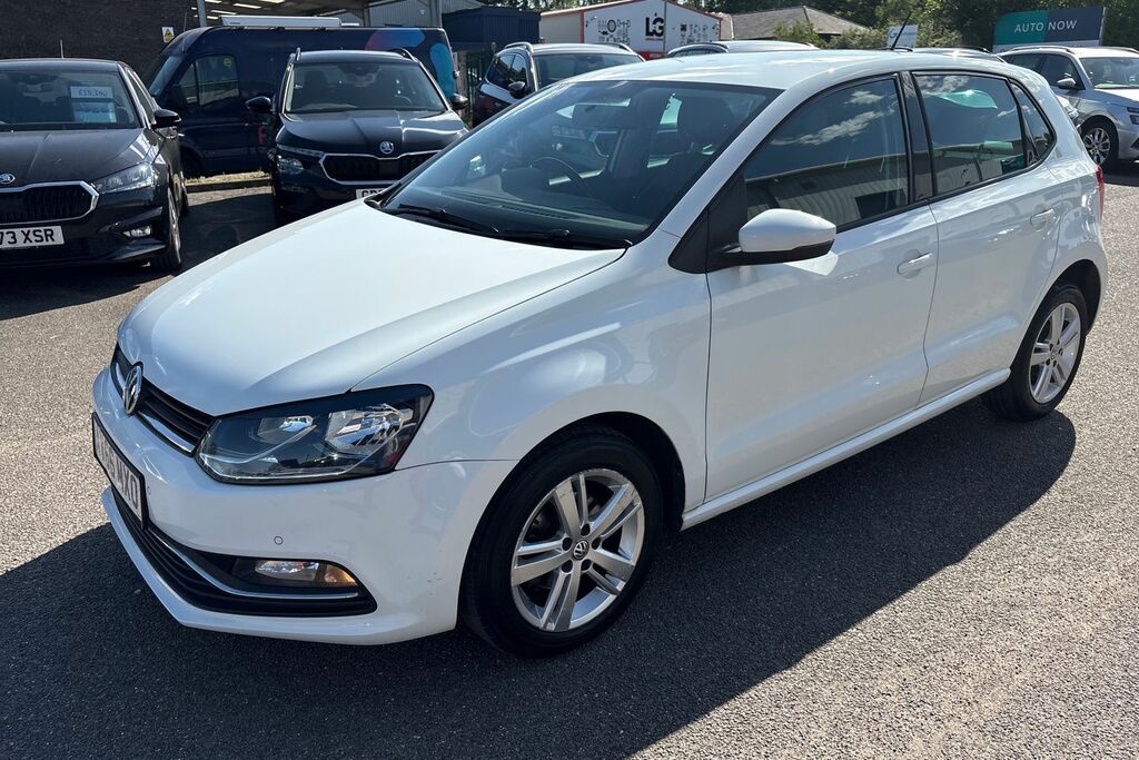 Volkswagen Polo Volkswagen Polo 1.0 Bluemotion Tech Match Hatchbac AV66MXO White #6