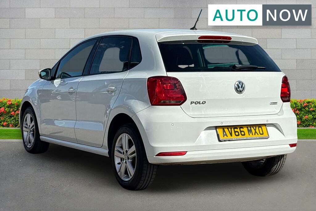Volkswagen Polo Volkswagen Polo 1.0 Bluemotion Tech Match Hatchbac AV66MXO White #4