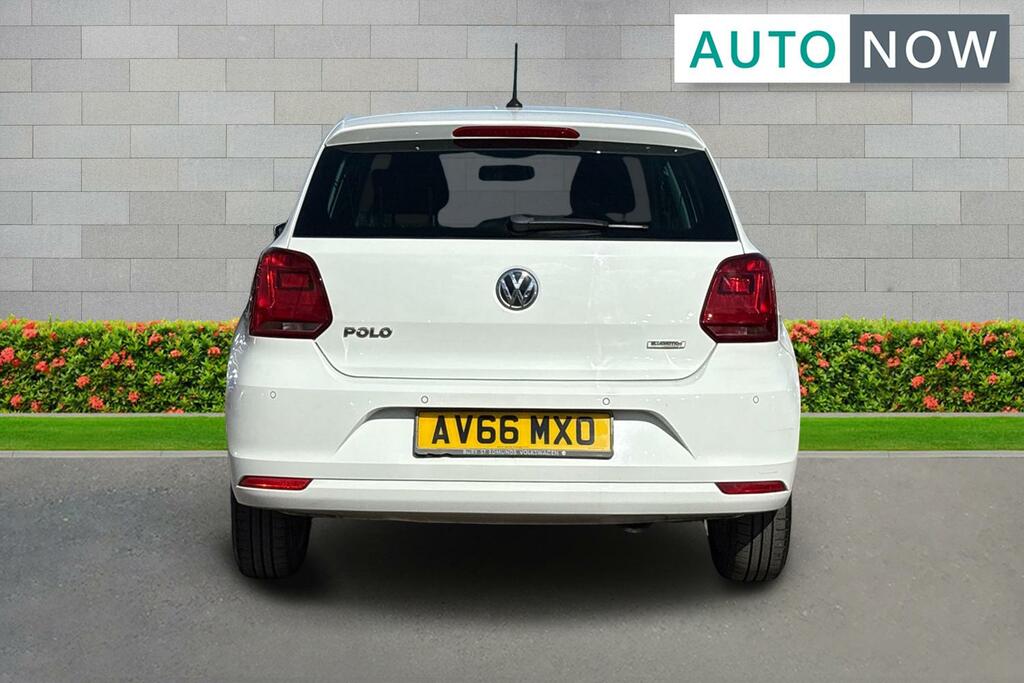 Volkswagen Polo Volkswagen Polo 1.0 Bluemotion Tech Match Hatchbac AV66MXO White #3