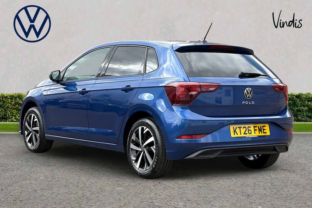 Volkswagen Polo Volkswagen Polo Hatchback 1.0 Tsi Match Dsg KT26FME Blue #3