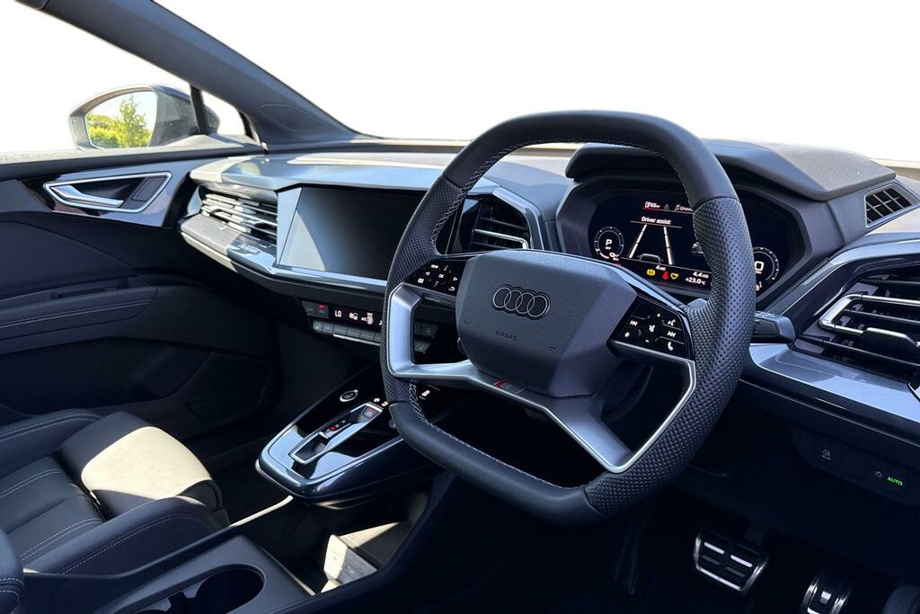 Audi Q4 E Tron Audi Q4 E-tron Estate 210Kw 45 82Kwh Black Edition KJ26BPO Blue #6