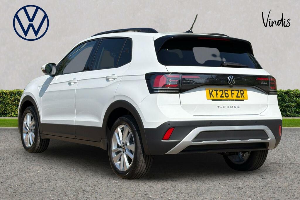 Volkswagen T-Cross Volkswagen T-cross Estate 1.0 Tsi 115 Match Ds KT26FZR White #3