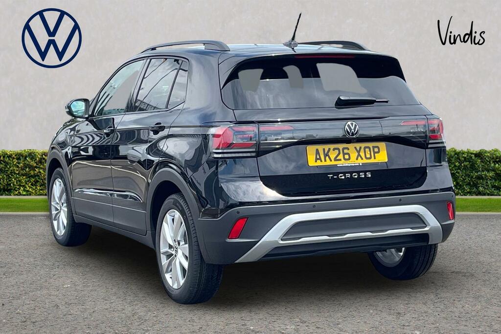 Volkswagen T-Cross Volkswagen T-cross Estate 1.0 Tsi 115 Match Ds AK26XOP Black #3