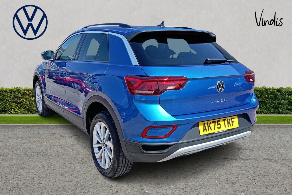 Volkswagen T-Roc Volkswagen T-roc Hatchback 1.5 Tsi Match Dsg AK75TKF Blue #3