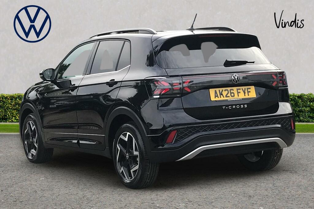 Volkswagen T-Cross Volkswagen T-cross R-line 1.5 Tsi 150Ps 7-Speed Ds AK26FYF Black #3