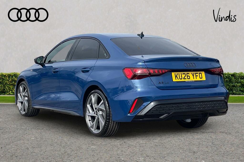 Audi A3 Audi A3 Saloon 1.5 Tfsi 150 Black Edition S Tr KU26YFO Blue #3