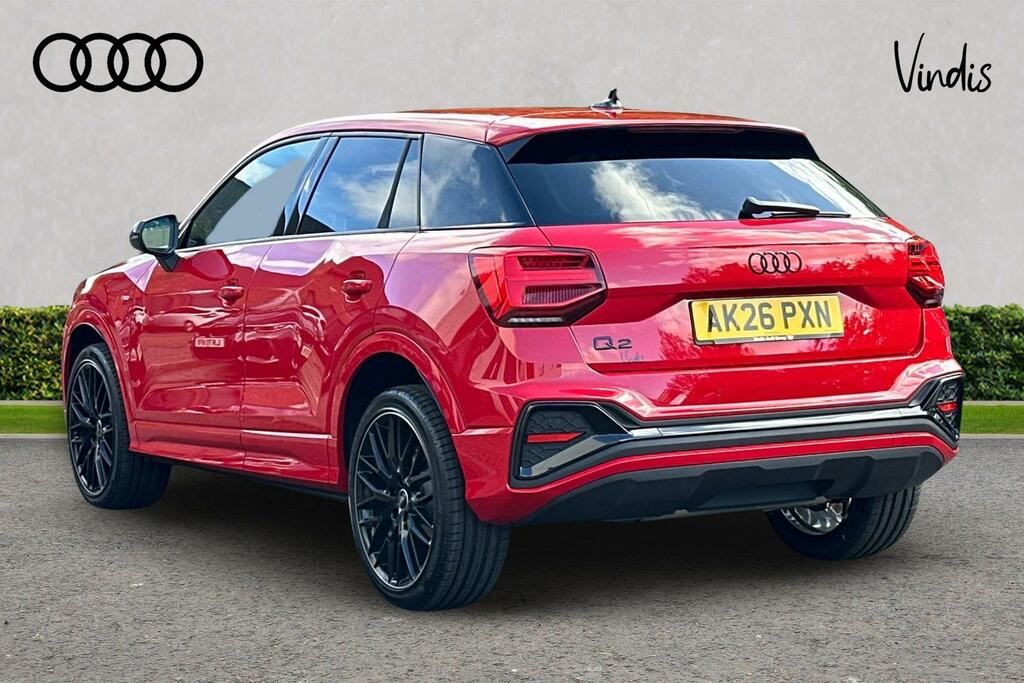 Audi Q2 Audi Q2 Estate 35 Tfsi Black Edition S Tronic AK26PXN Red #3