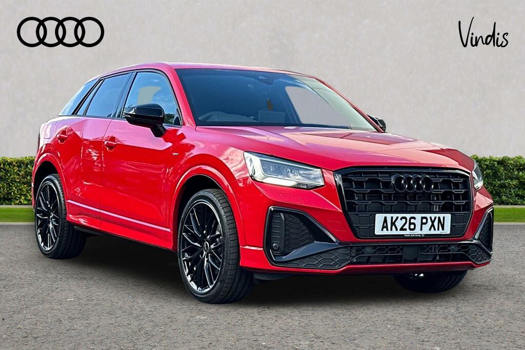 Audi Q2 Audi Q2 Estate 35 Tfsi Black Edition S Tronic Red