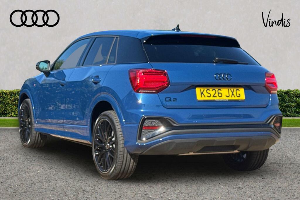 Audi Q2 Audi Q2 Estate 35 Tfsi Black Edition S Tronic KS26JXG Blue #3