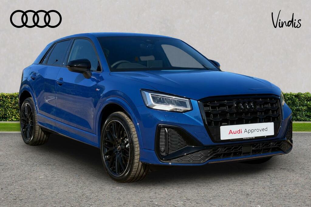 Audi Q2 Audi Q2 Estate 35 Tfsi Black Edition S Tronic Blue