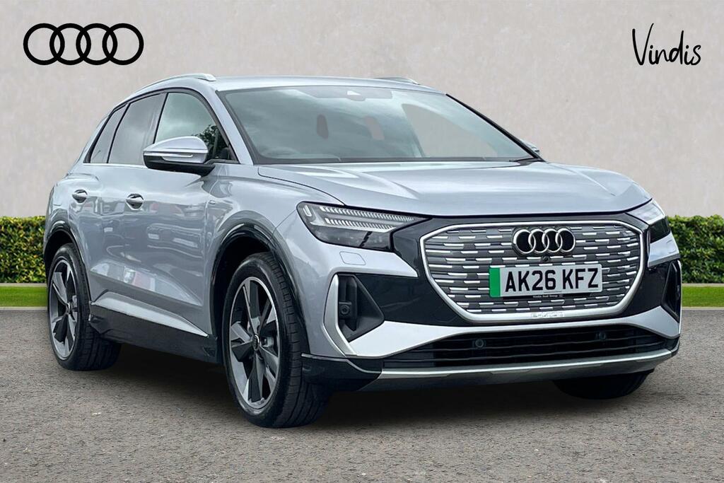 Audi Q4 E Tron Audi Q4 E-tron Estate 150Kw 40 63Kwh S Line Au Silver