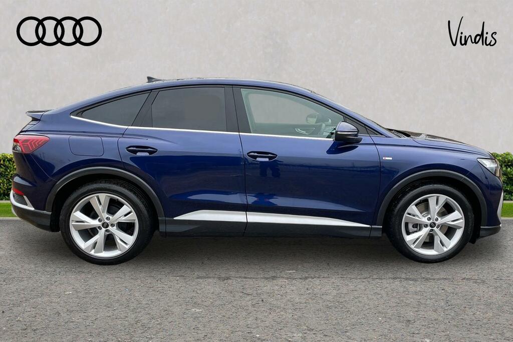 Audi Q4 E Tron Audi Q4 E-tron Sportback 210Kw 45 82Kwh S Line Blue #4