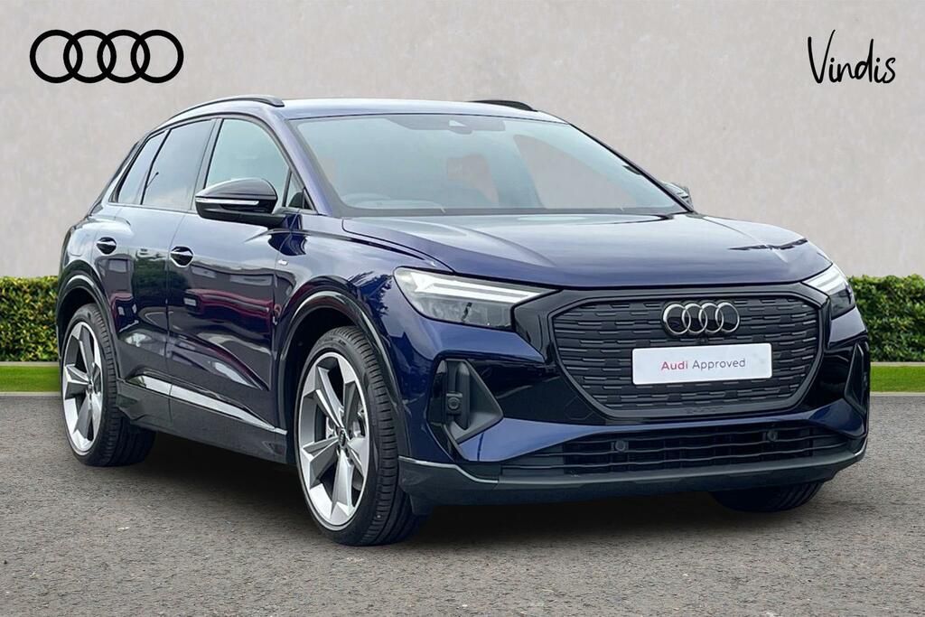 Audi Q4 E Tron Audi Q4 E-tron Estate 210Kw 45 Quattro 82Kwh Black Blue