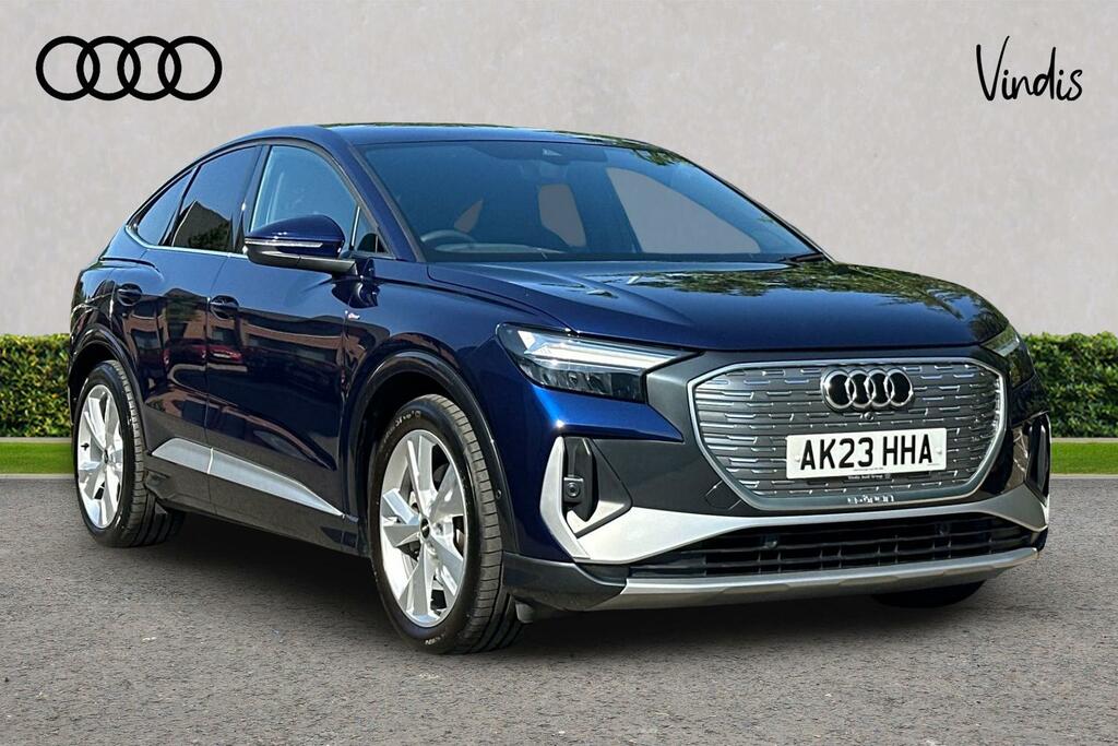 Audi Q4 E Tron Audi Q4 E-tron Sportback Sportback Q4 S Line 40 E- Blue