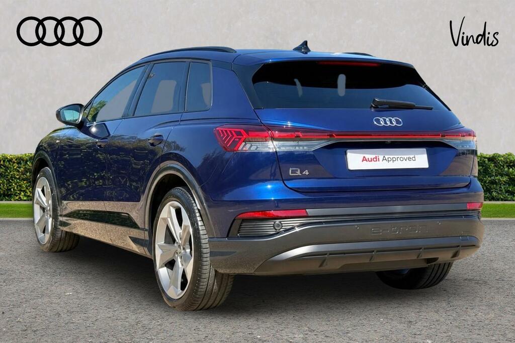Audi Q4 E Tron Audi Q4 E-tron Estate 210Kw 45 82Kwh Black Edition Blue #3