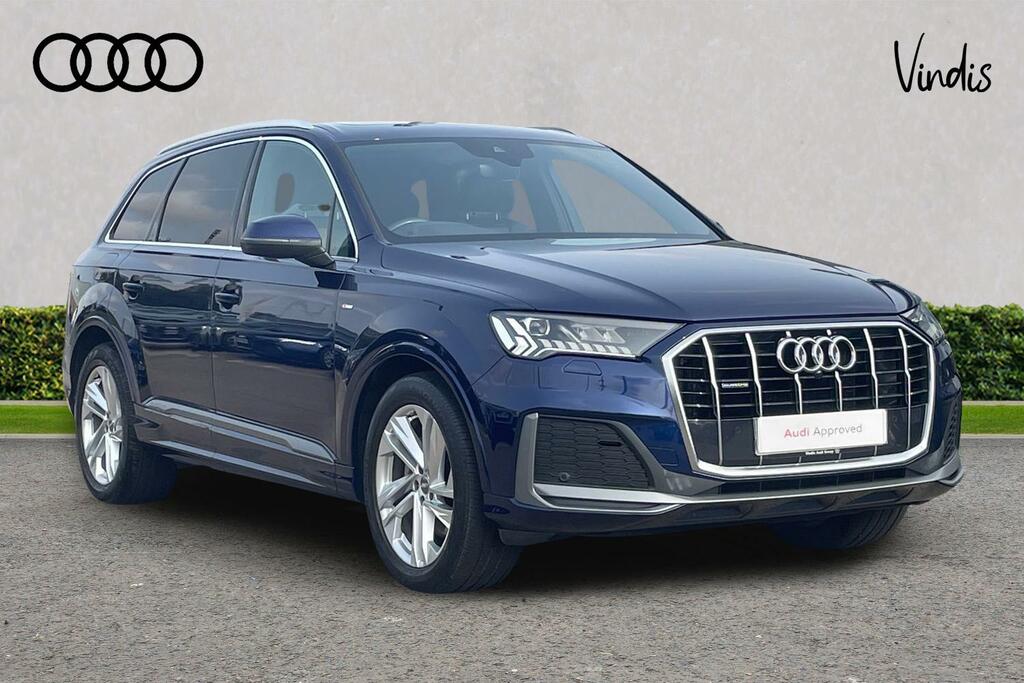 Audi Q7 Audi Q7 S Line 50 Tdi Quattro 286 Ps Tiptronic Blue