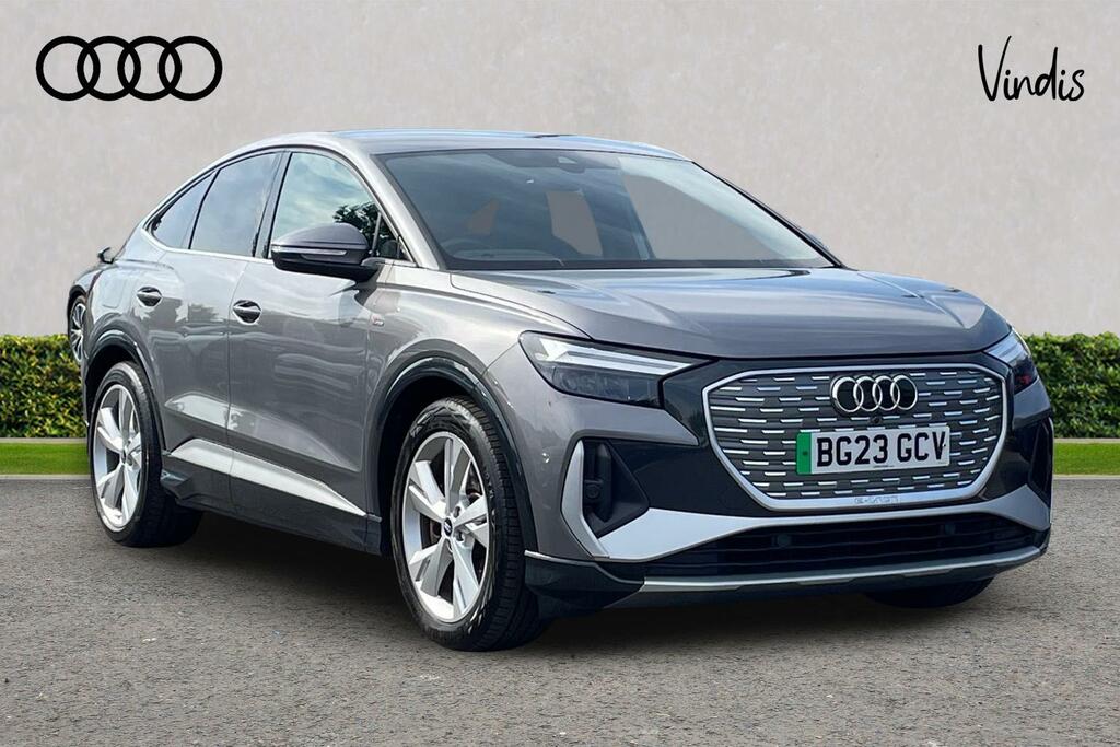 Audi Q4 E Tron Audi Q4 E-tron Sportback Sportback Q4 S Line 50 E- Grey