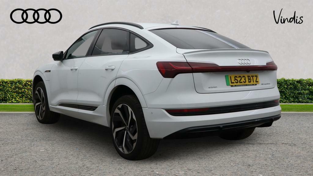 Audi E-tron Audi E-tron Sportback Black Edition 55 Quattro 300 White #2