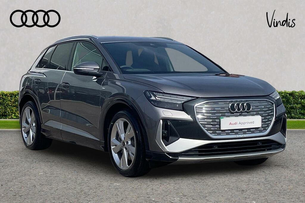 Audi Q4 E Tron Audi Q4 E-tron Estate 210Kw 45 82Kwh S Line Au Grey