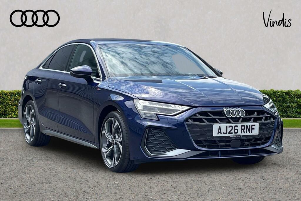 Audi A3 Audi A3 Saloon S Line Tfsi 116 Ps S Tronic Blue