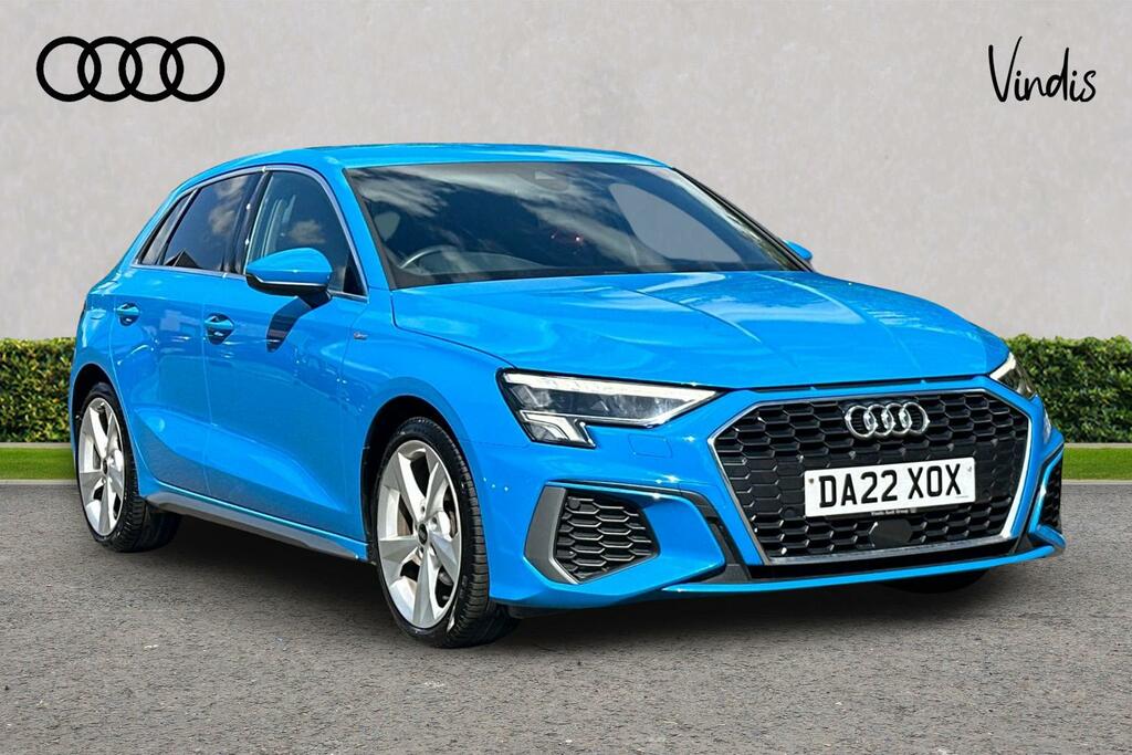 Audi A3 Audi A3 Sportback S Line 35 Tfsi 150 Ps 6-Speed Blue