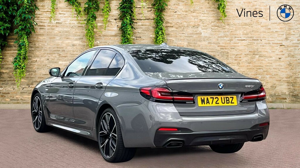 BMW 5 Series 520I M Sport Saloon Grey #2