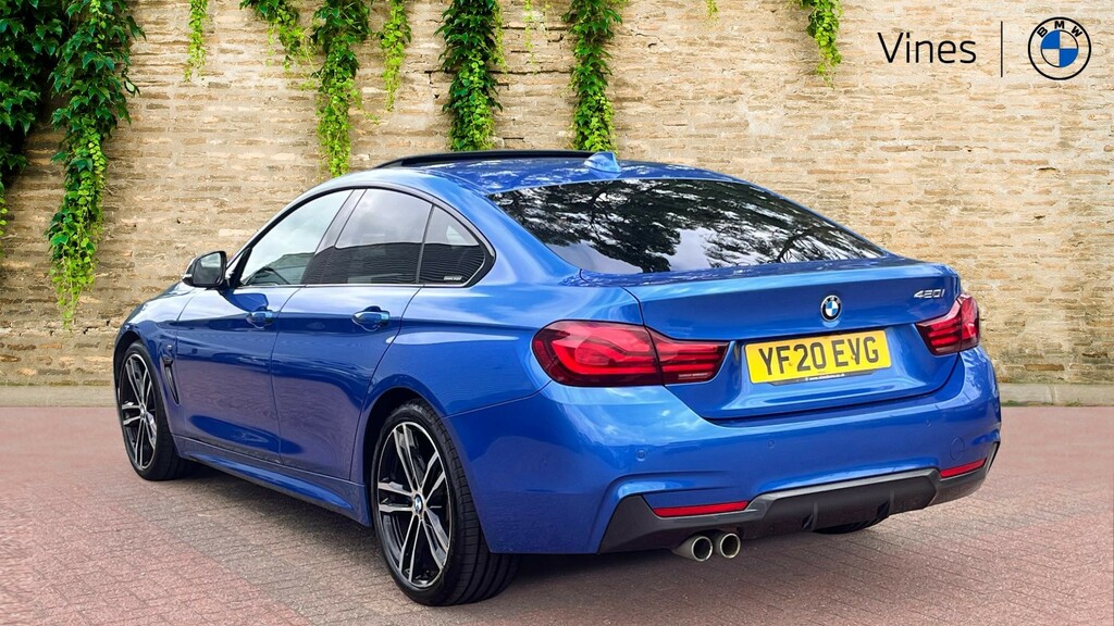 BMW 4 Series Gran Coupe 420I M Sport Gran Coupe Blue #2
