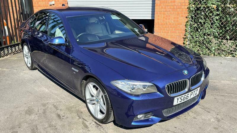 BMW 5 Series 3.0 535D M Sport YS66PTZ Blue #3