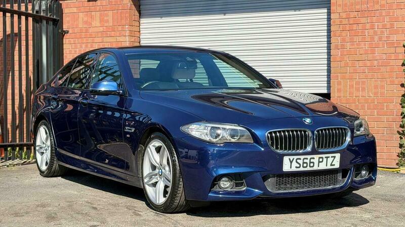 BMW 5 Series 3.0 535D M Sport YS66PTZ Blue #5