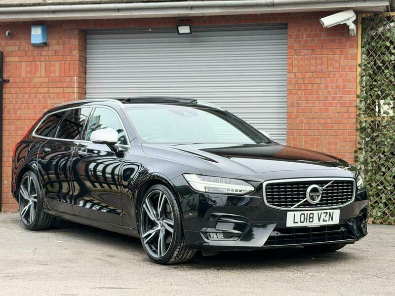 Volvo V90 2.0 D4 R-design Pro LO18VZN Black #2