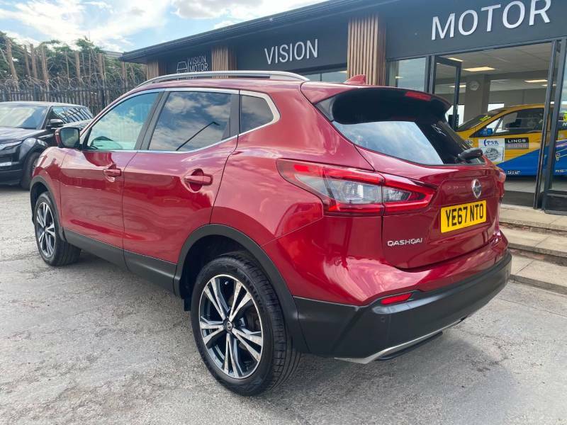 Nissan Qashqai 1.5 Dci N-connecta YE67NTO Red #6