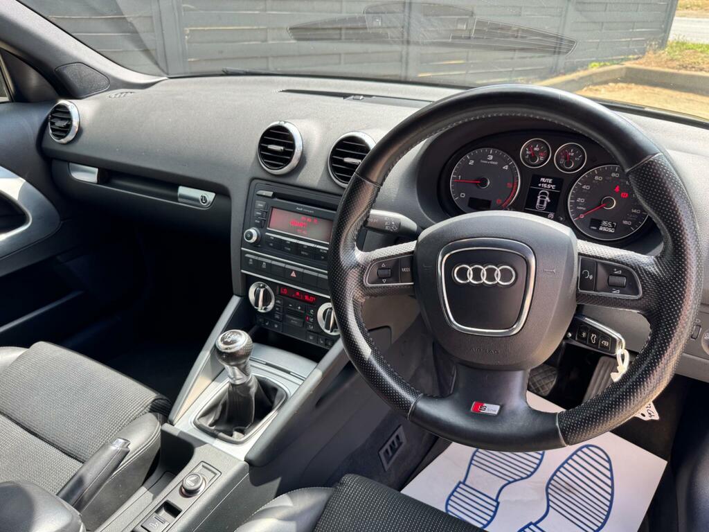 Audi A3 Cabriolet Tfsi S Line Convertible Silver #40