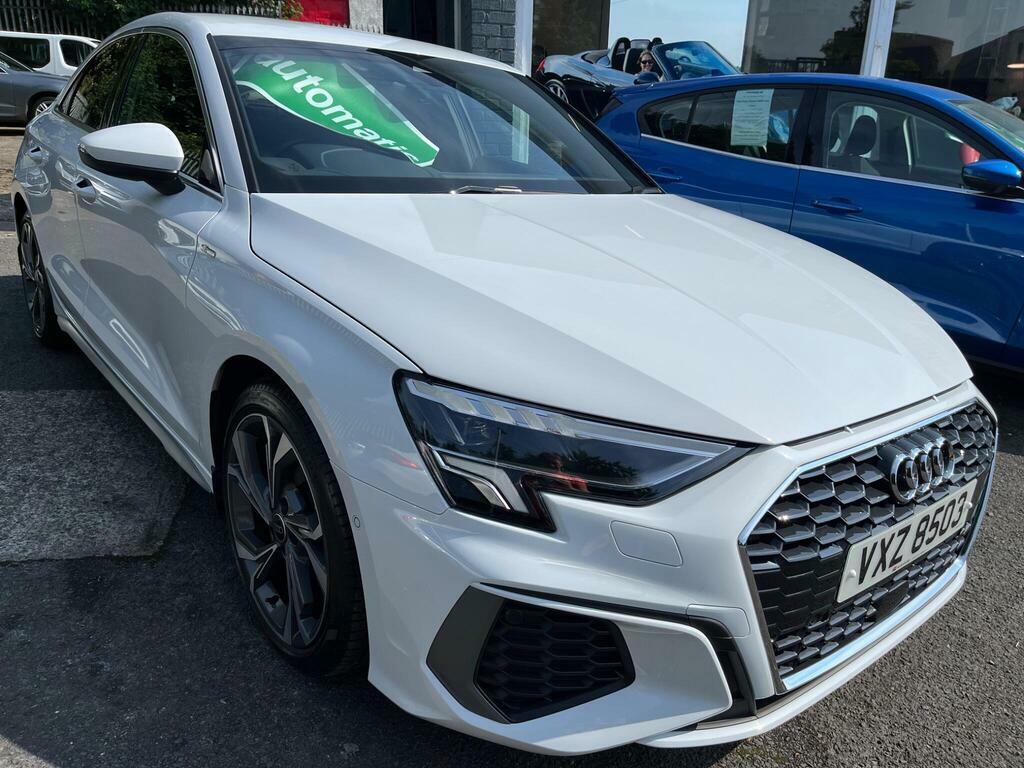 Audi A3 1.5 Tfsi 35 S Line Saloon VXZ8503 White