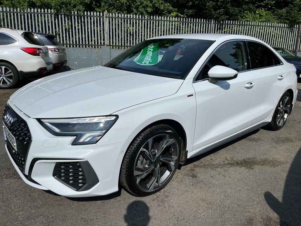 Audi A3 1.5 Tfsi 35 S Line Saloon VXZ8503 White #6