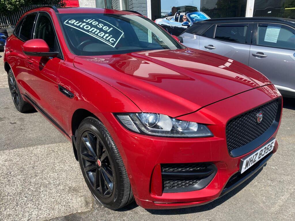 Jaguar F-Pace 2.0 D180 R-sport Awd Euro 6 S S Red