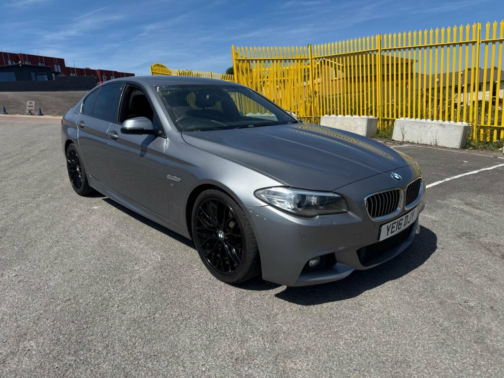 BMW 5 Series 2.0 520D M Sport Euro 6 Ss YE16DJY Grey #4