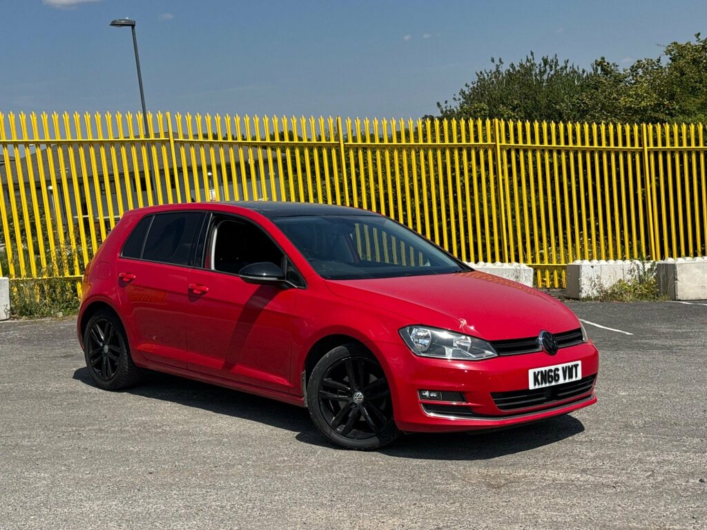 Volkswagen Golf 1.6 Tdi Bluemotion Tech Gt Edition Euro 6 Ss KN66VWT Red