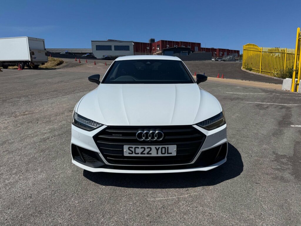 Audi A7 2.0 Tdi 40 Black Edition Sportback S Tronic Quattr SC22YOL White #3