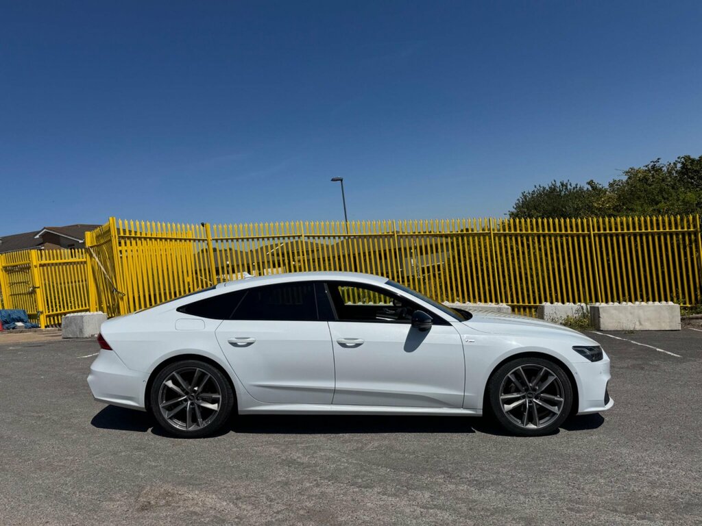 Audi A7 2.0 Tdi 40 Black Edition Sportback S Tronic Quattr SC22YOL White #5