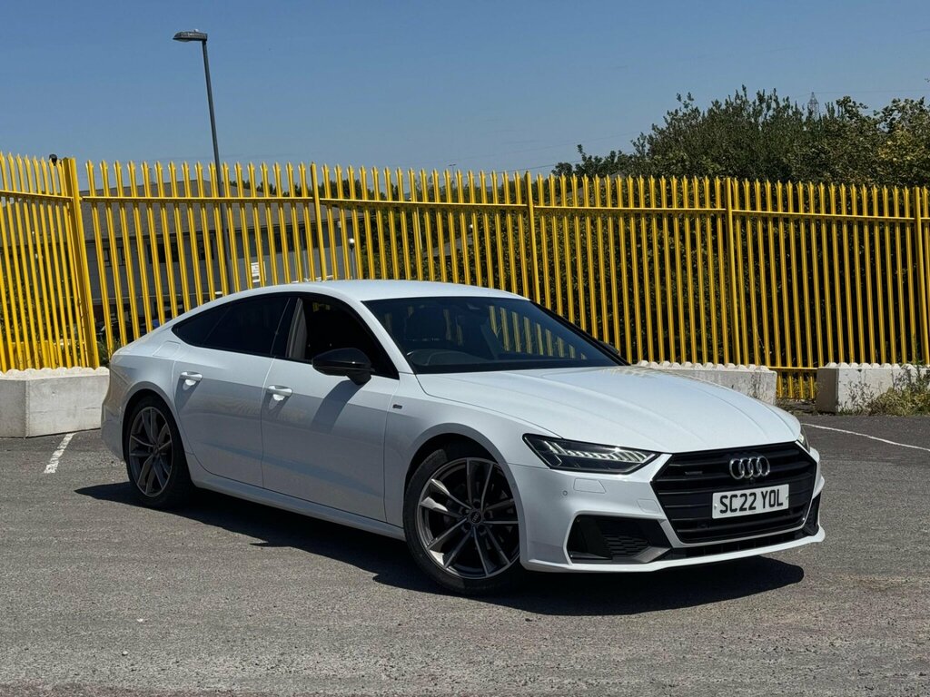 Audi A7 2.0 Tdi 40 Black Edition Sportback S Tronic Quattr White