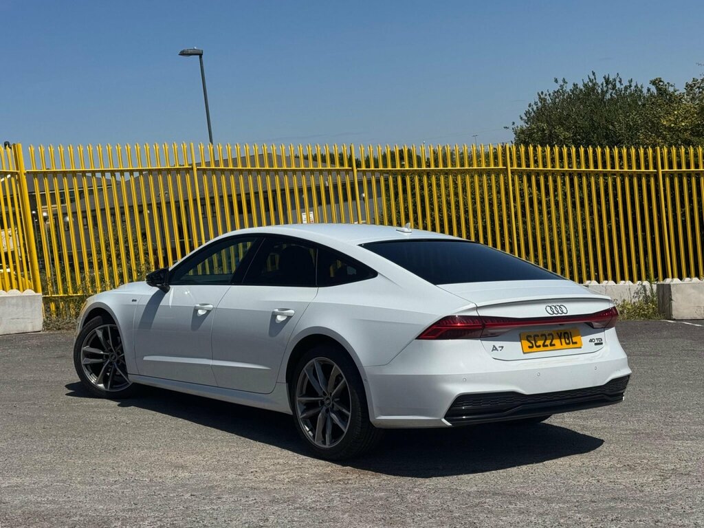 Audi A7 2.0 Tdi 40 Black Edition Sportback S Tronic Quattr SC22YOL White #2