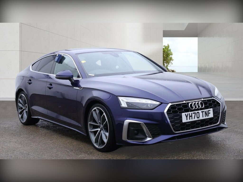 Audi A5 2.0 Tdi 35 S Line Sportback S Tronic Euro 6 Ss Blue