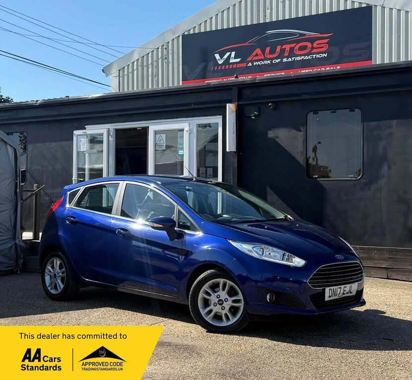 Ford Fiesta Hatchback 1.0T Ecoboost Zetec Euro 6 Ss 20 Blue