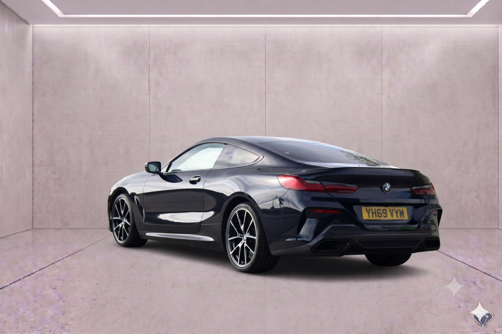 BMW 8 Series Xdrive 4Wd Black #5