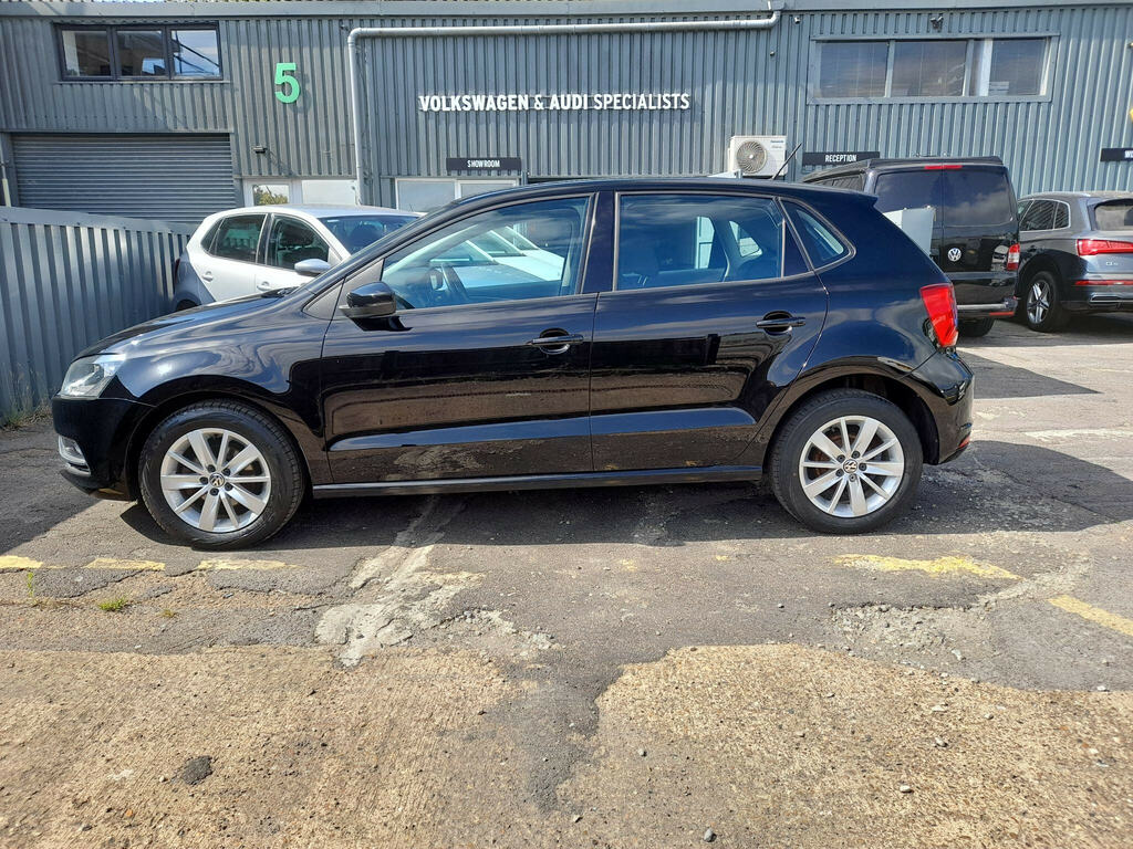Volkswagen Polo 1.0 Bluemotion Tech Se Euro 6 Ss SD65OPK Black #2