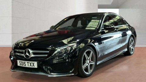 Mercedes-Benz C Class 2.1 C250 Bluetec Amg Line Saloon G-tron Silver #2