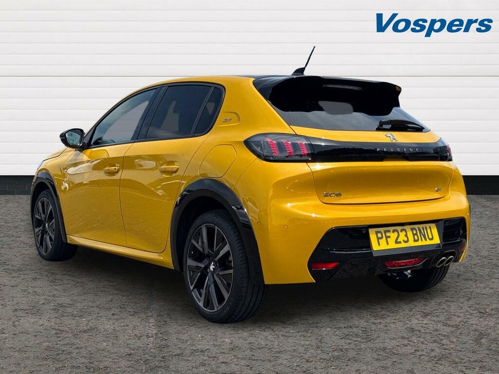 Peugeot 208 1.2 Puretech 130 Gt Eat8 PF23BNU Yellow #5
