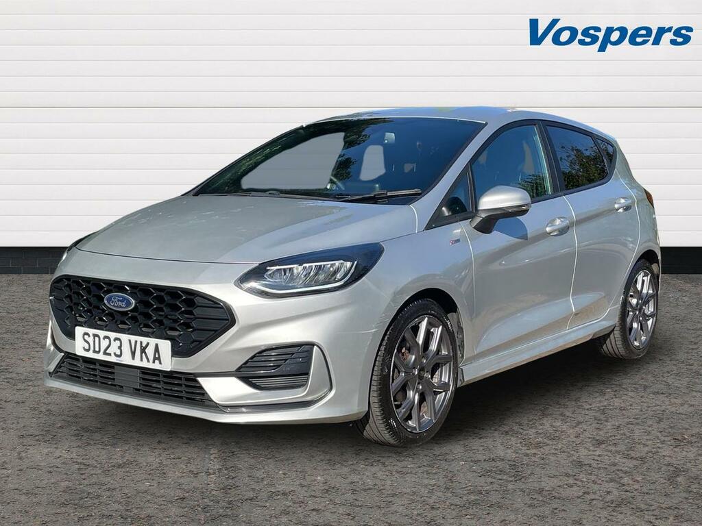 Ford Fiesta 1.0 Ecoboost Hybrid Mhev 125 St-line SD23VKA Silver #3