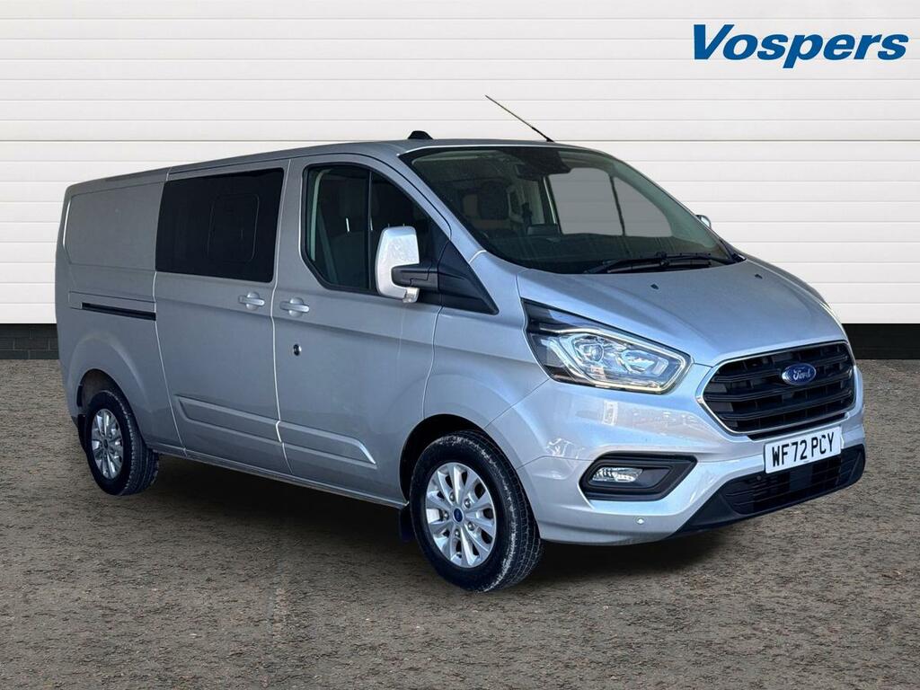 Ford Transit Custom 2.0 Ecoblue 130Ps Low Roof Dcab Limited Van Silver