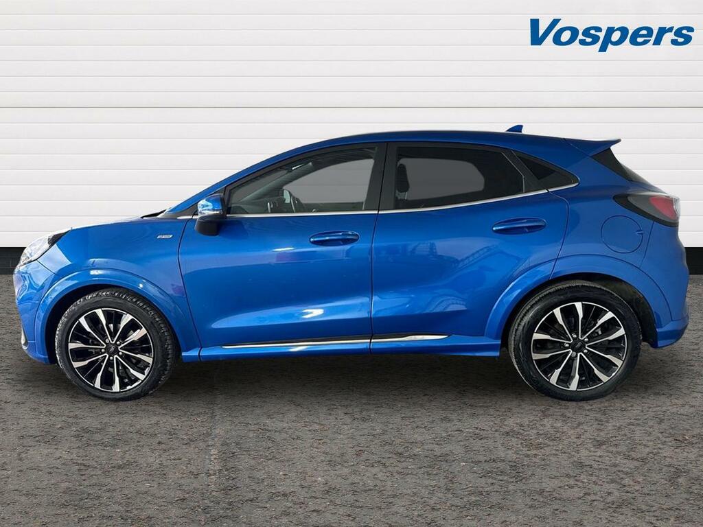 Ford Puma 1.0 Ecoboost Hybr Mhev 155 St-line Vignale Dct FD23BBF Blue #4